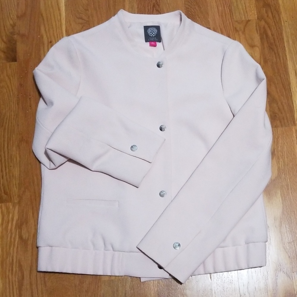 Vince camuto pink bomber jacket NEW- M